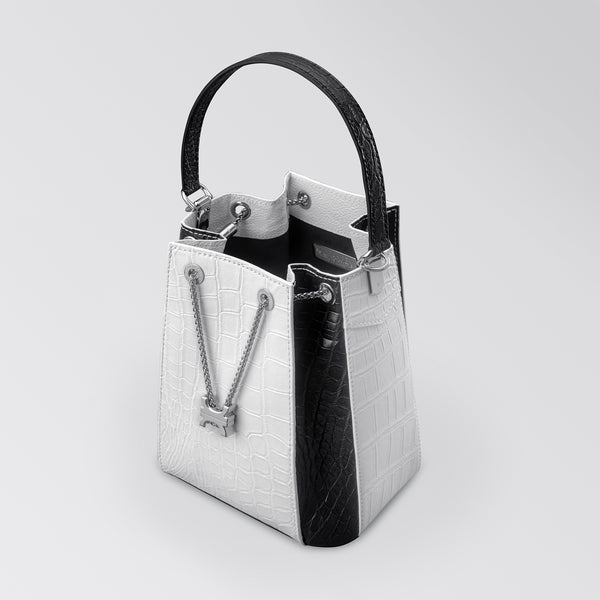 CREST LINK ORIGAMI BUCKET BAG (ARCTIC)