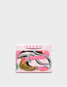 Vali Crossbody Small Parfait Pink Leather Bag - Tangle Tales Black Design